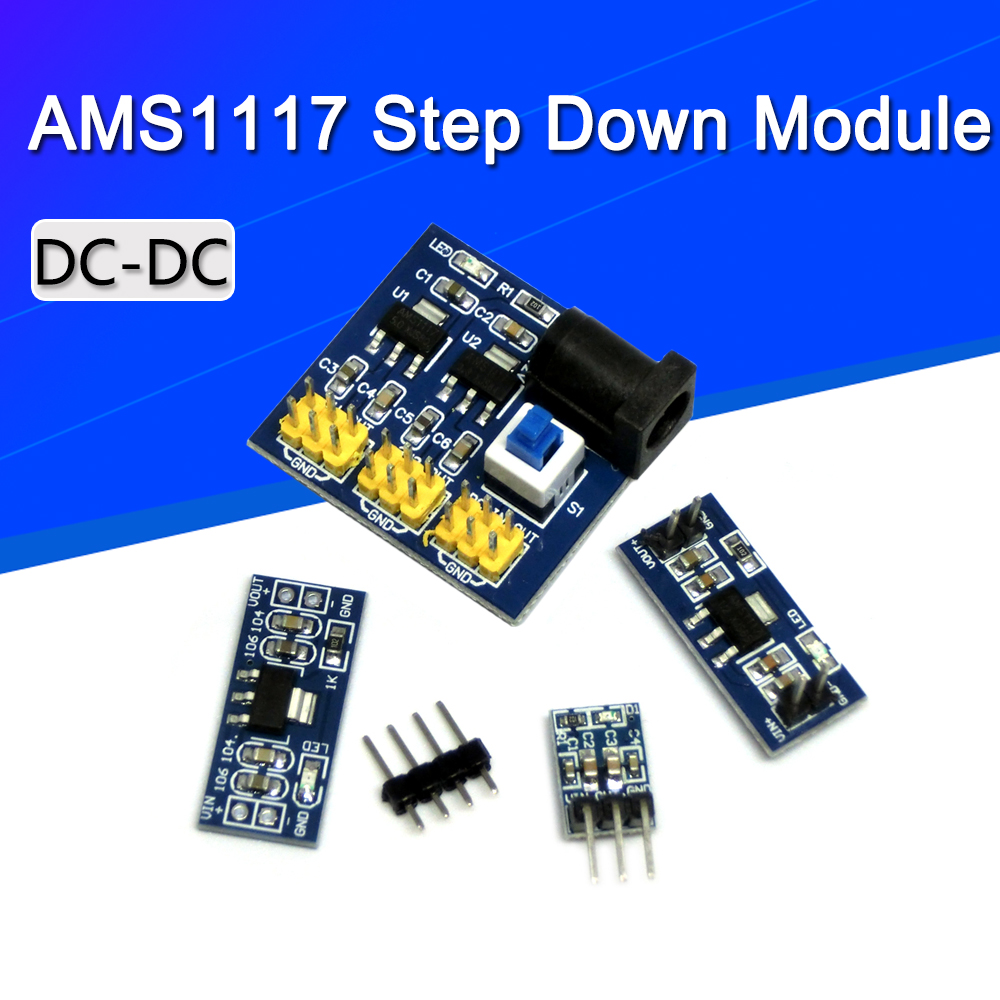 Ams1117 Module - LM1117 AMS1117 4.5-7V dönüş 3.3V 5.0V