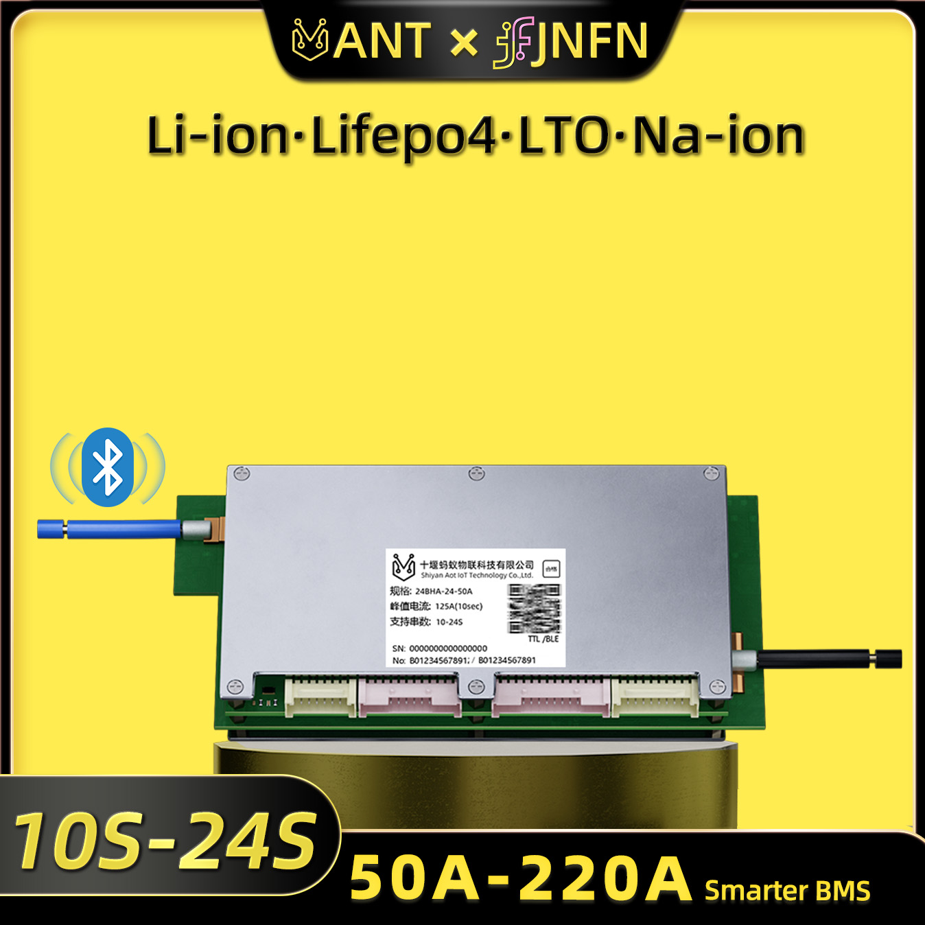 Ant BMS Akıllı 10S - 24S 550A  - Proto Board incelemesi ve fiyatı