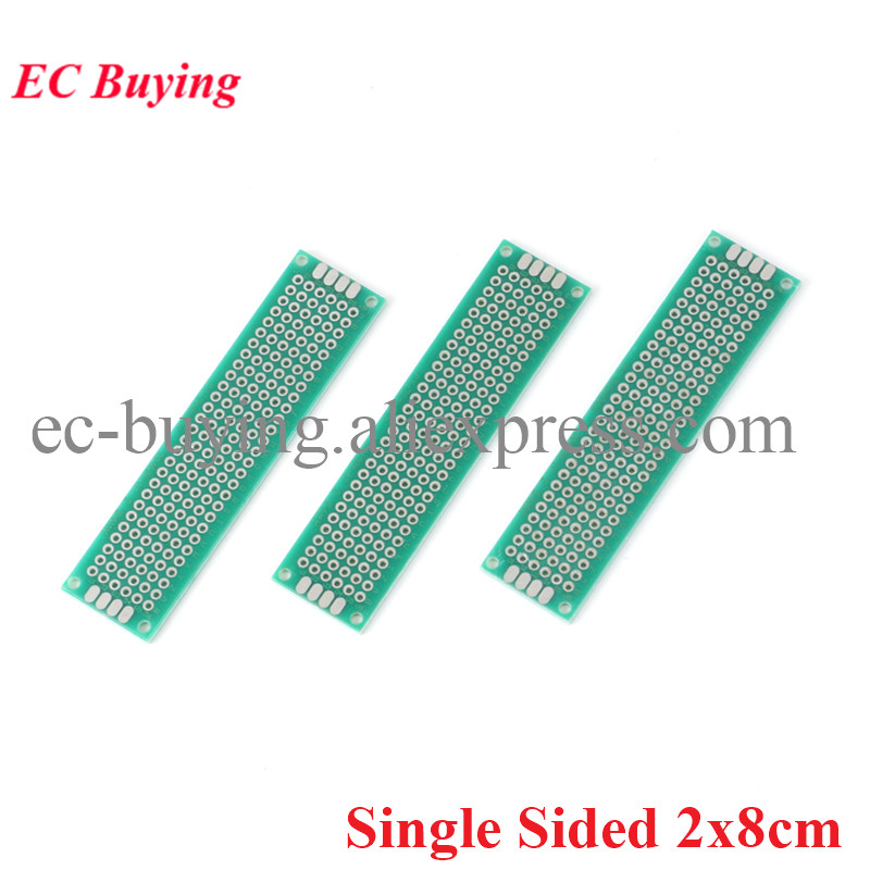 10 adet/grup 2x8 cm Tek Tarafl - Pcb Prototyping Board incelemesi ve fiyatı