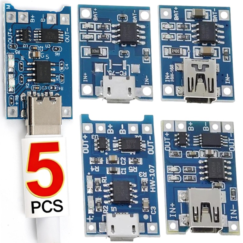 5V 3A Mikro/Tip-c/Mini 18650 T - Tp4056 Module incelemesi ve fiyatı