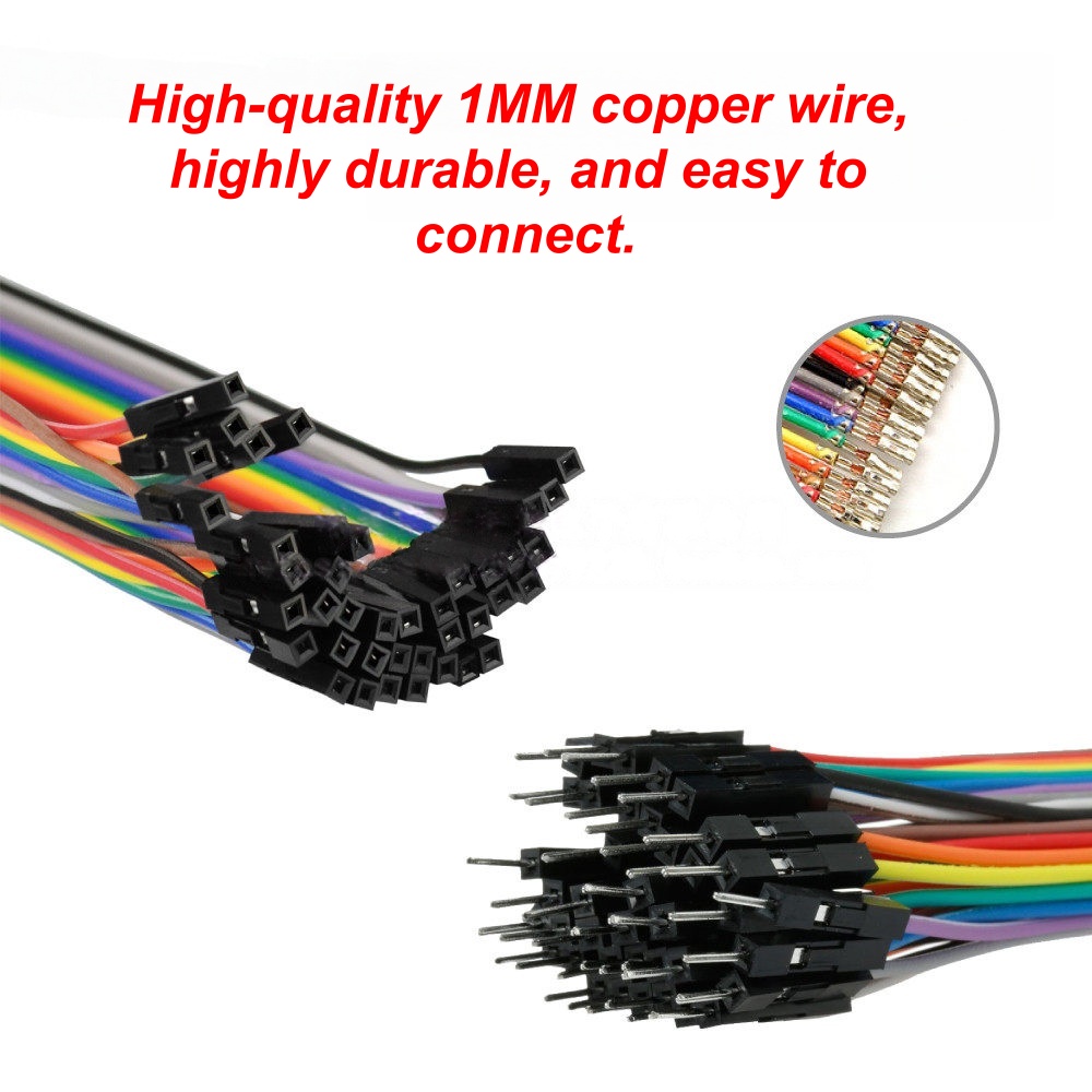 40P Dupont Kablosu 10/15/20/30 - Jumper Wire Kit incelemesi ve fiyatı