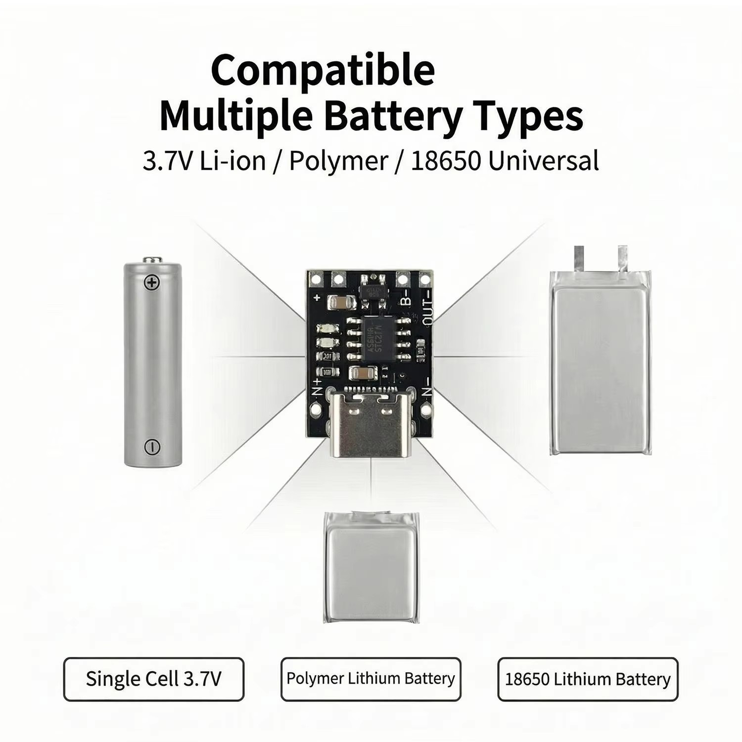 1/10/20 adet 3.7V lityum pil ş - Li Ion Charger Module incelemesi ve fiyatı