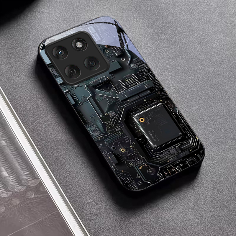 Devre Kartı Desenli Siyah Cam  - Proto Board incelemesi ve fiyatı