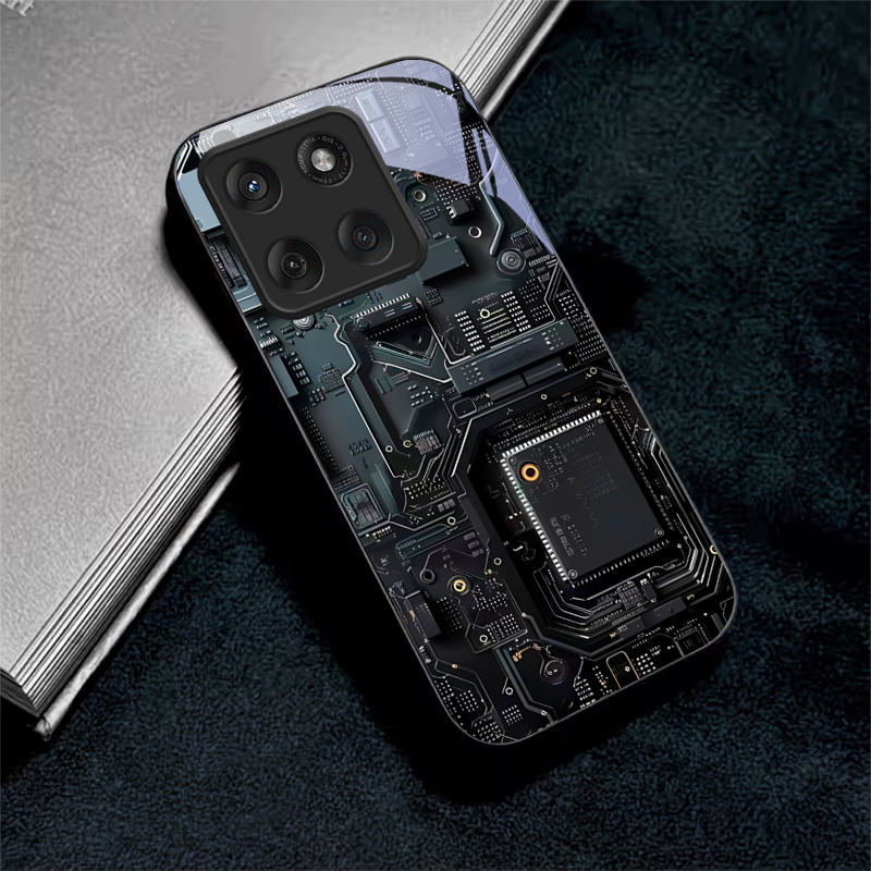 Devre Kartı Desenli Siyah Cam  - Proto Board incelemesi ve fiyatı