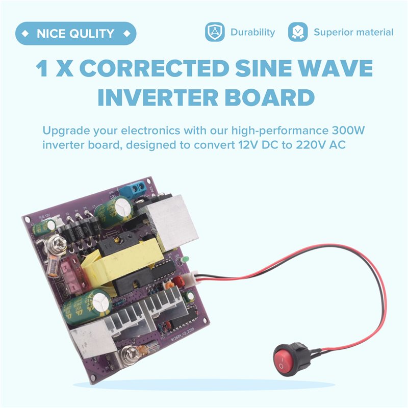 300W Düzeltmeli Sinüs Dalgası  - Boost Converter incelemesi ve fiyatı
